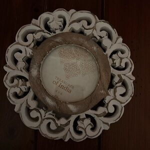 Small round wood frame